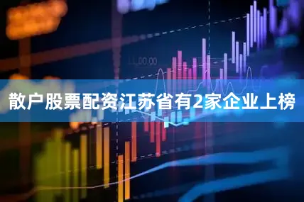 散户股票配资江苏省有2家企业上榜