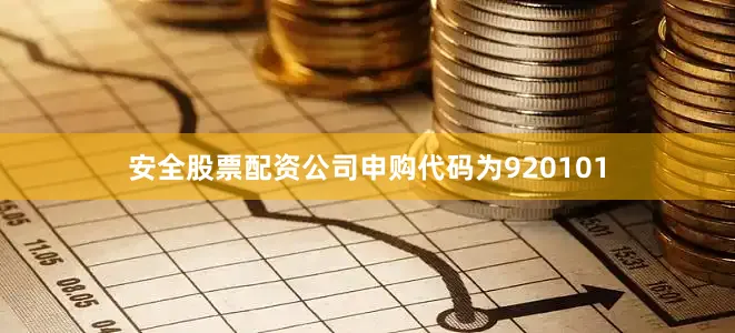 安全股票配资公司申购代码为920101