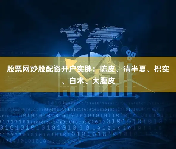 股票网炒股配资开户实胖：陈皮、清半夏、枳实、白术、大腹皮