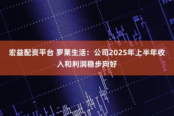 宏益配资平台 罗莱生活：公司2025年上半年收入和利润稳步向好